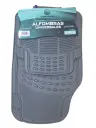 Alfombra Smart Shine de Goma Negra 4PC