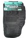 Alfombra Smart Shine de Goma Negra 3PC