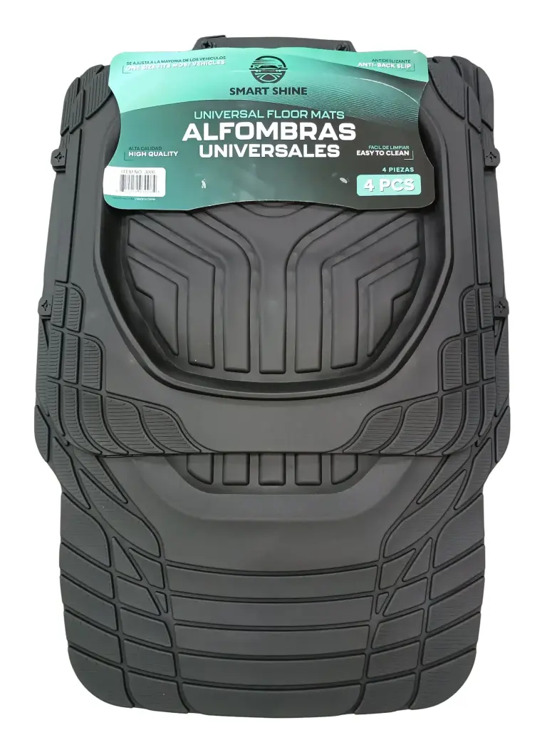 Alfombra Smart Shine Bandeja Negra 4PC