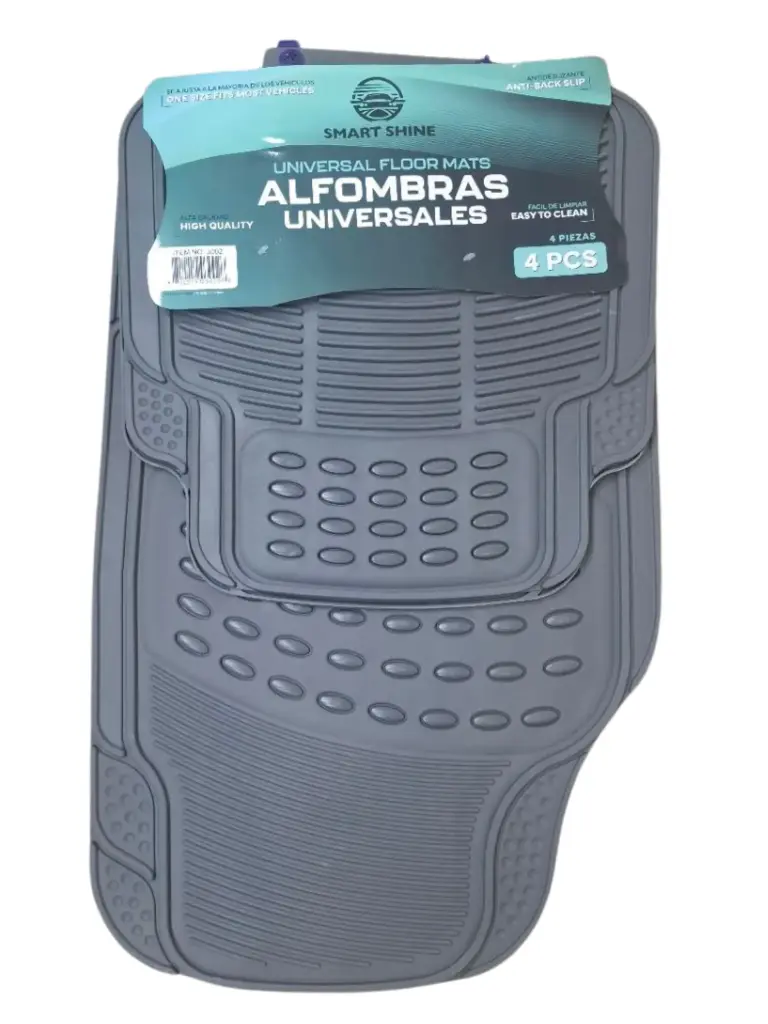 Alfombra Smart Shine Bandeja Gris 4PC