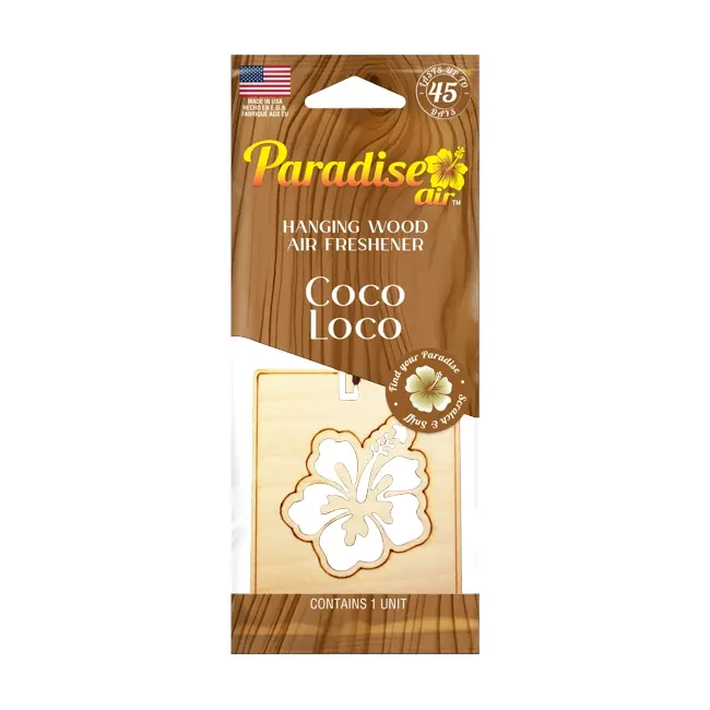 Ambientador Madera Colgante Paradise Coco Loco 1pk