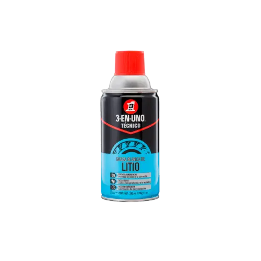 [3EN1-520382] 3-En-1 Tec Grasa Blanca De Litio 282 Ml